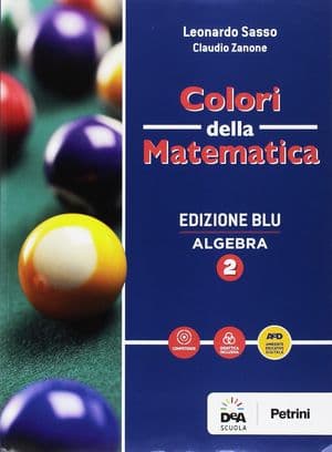 Copertina Colori Della Matematica - Edizione Blu Algebra 2 + Quaderno Algebra 2 + Ebook