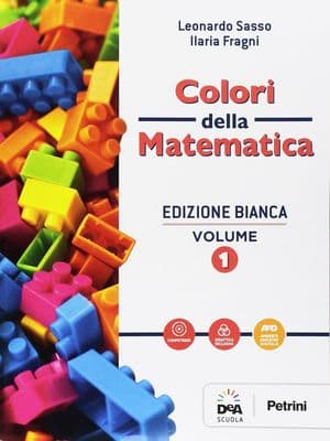 Copertina Colori Della Matematica - Edizione Bianca Volume 1 + Quaderno Di Recupero 1