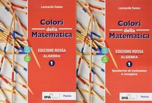 Copertina Colori Della Matematica - Edizione Rossa Algebra 1 + Ebook +