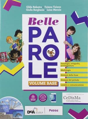 Copertina Belle Parole Vol. Base+Palestra Competenze+Scrittura Verso L'Esame+