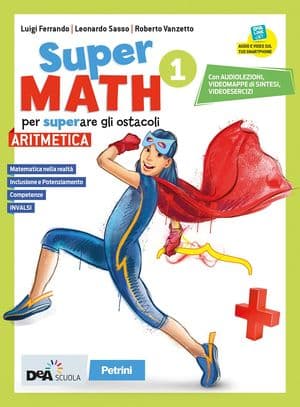 Copertina Supermath-Arit.Vol 1+Tavole Num+Geom.1+Easy Ebook(Su Dvd)+Ebook