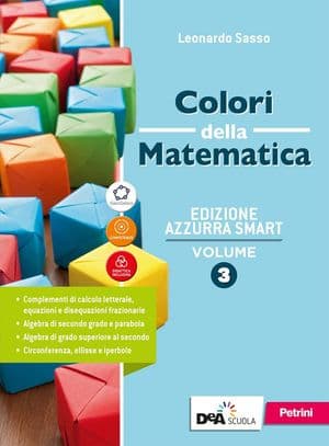 Copertina Colori Della Matematica Ed.Azzurra Smart-Vol.3+Quad.Inclusione E Rec 3+Ebook
