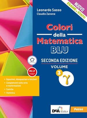 Copertina Colori Della Matematica - Ed.Blu Aggiornata-L.Scient Vol 3 Gamma+Trigon+Ebook