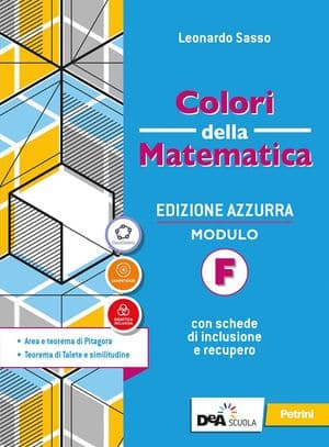 Copertina Colori Della Matematica - Edizione Azzurra Modulo F + Ebook
