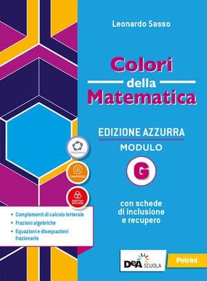 Copertina Colori Della Matematica Ed.Azzurra - Modulo G + Ebook