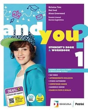 Copertina And You? Student'S Book & Workbook 1 + Educazione Civica