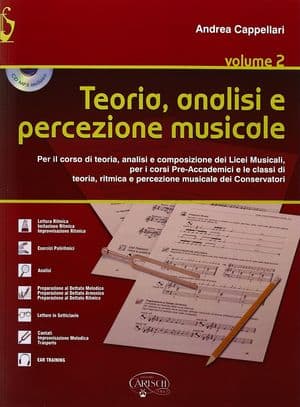 Copertina Teoria, Analisi E Percezione Musicale Volume 2