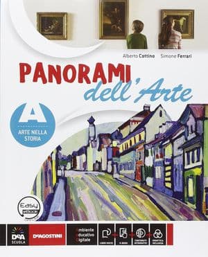 Copertina Panorami Dell'Arte Volumi A + C + Easy Book (Su Dvd) + Ebook