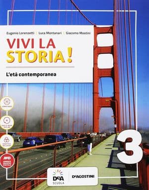 Copertina Vivi La Storia! Volume 3 + Quaderno 3 + Fonti Storiche Del '900