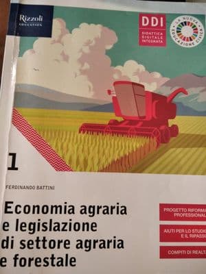 Copertina Economia Agraria E Legislazione Di Settore Agraria E Forestale