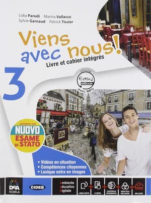 Copertina Viens Avec Nous! Livre ÃLãVe Et Cahier D'Exercices 3 Con Nuovo Esame Di Stato