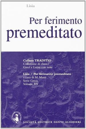 Copertina Per Ferimento Premeditato