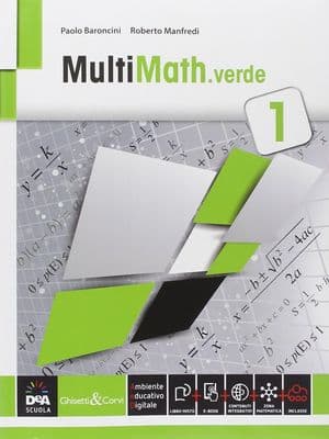 Copertina Multimath Verde Volume 1 + Ebook