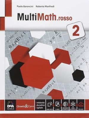 Copertina Multimath Rosso Volume 2 + Ebook