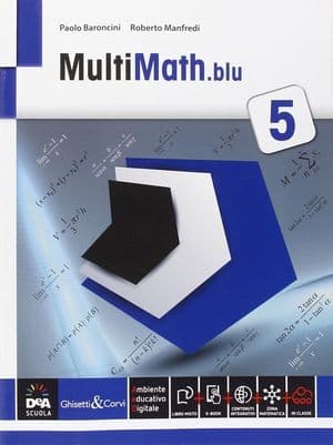 Copertina Multimath Blu Volume 5 + Ebook