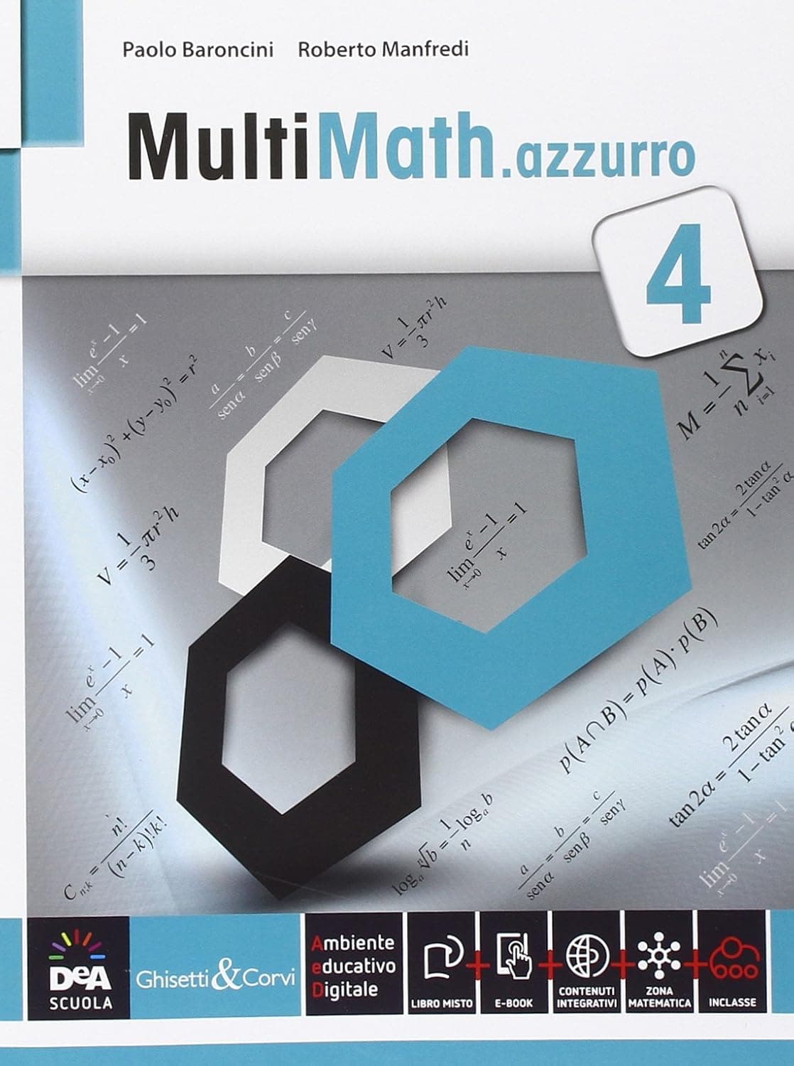 Multimath Azzurro Volume 4 + Ebook