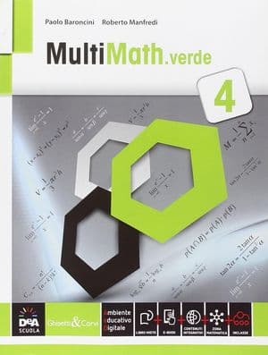 Copertina Multimath Verde Volume 4 + Ebook