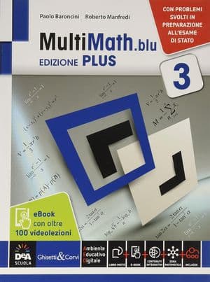 Copertina Multimath Blu Edizione Plus Volume 3 + Ebook + Videolezioni 3