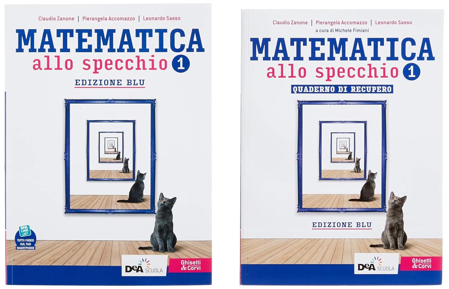 Matematica Allo Specchio -Edizione Blu -Vol 1 Anno+Quad Recupero 1 Anno+Ebook
