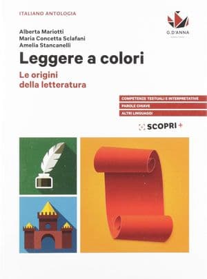 Copertina Leggere A Colori Origini Letteratura