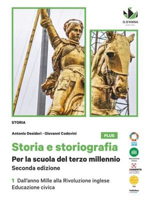 Copertina Storia E Storiografia 2Ed. Plus 1+ Ed.Civica
