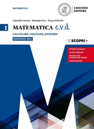 Copertina Matematica C.V.D. Ed.Blu  Vol.1