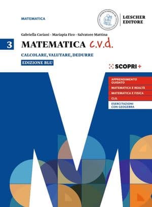 Copertina Matematica C.V.D. Ed.Blu  Vol.3