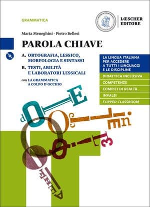 Copertina Parola Chiave V A+B+Grammatica+Dvdrom