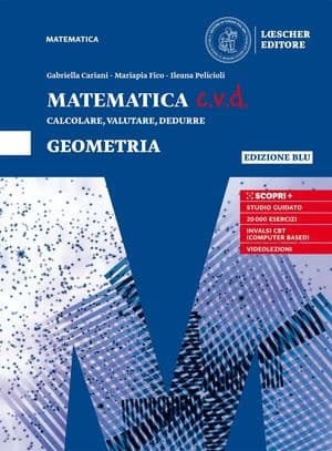 Copertina Matematica C.V.D. Ed. Blu Geometria Uni