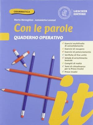 Copertina Con Le Parole Ed.Blu Quaderno Operativo