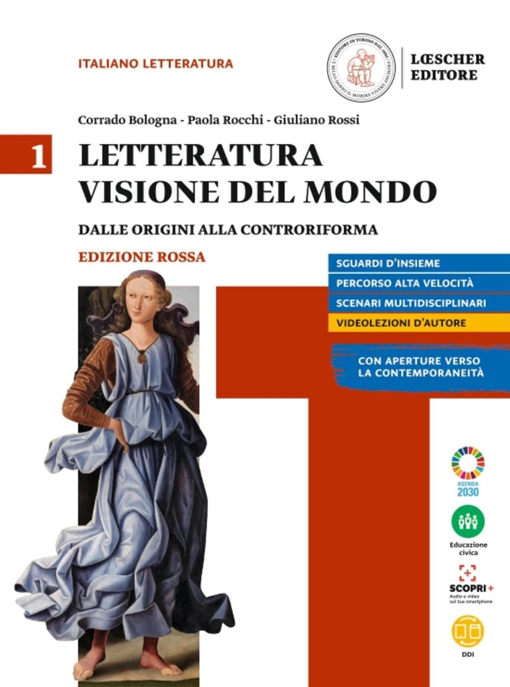 Letteratura Visione Del Mondo Ed.Rossa V.1+Strumenti