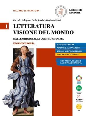 Copertina Letteratura Visione Del Mondo Ed.Rossa V.1+Strumenti