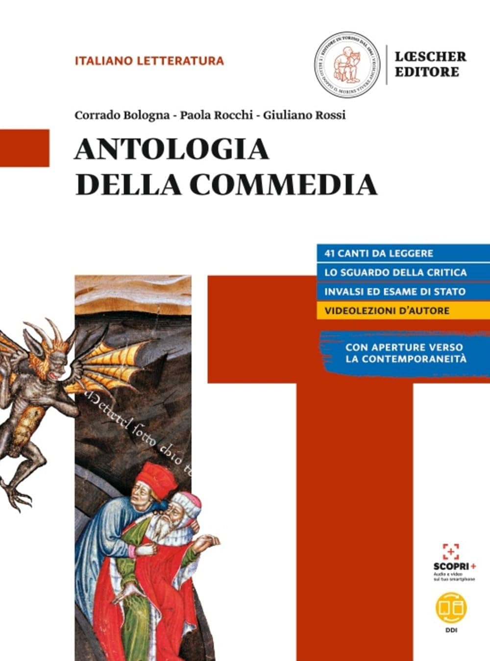 Letteratura Visione Del Mondo Ed.Rossa Antologia Divina Commedia