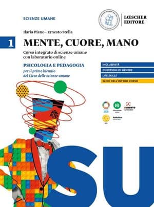 Copertina Mente, Cuore, Mano 1. Psicologia E Pedagogia