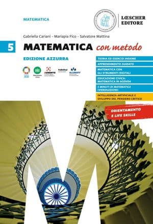 Copertina Matematica Con Metodo Ed.Azzurra Vol.5