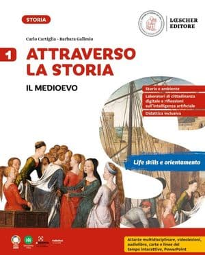 Copertina Attraverso La Storia Vol.1  Il Medioevo