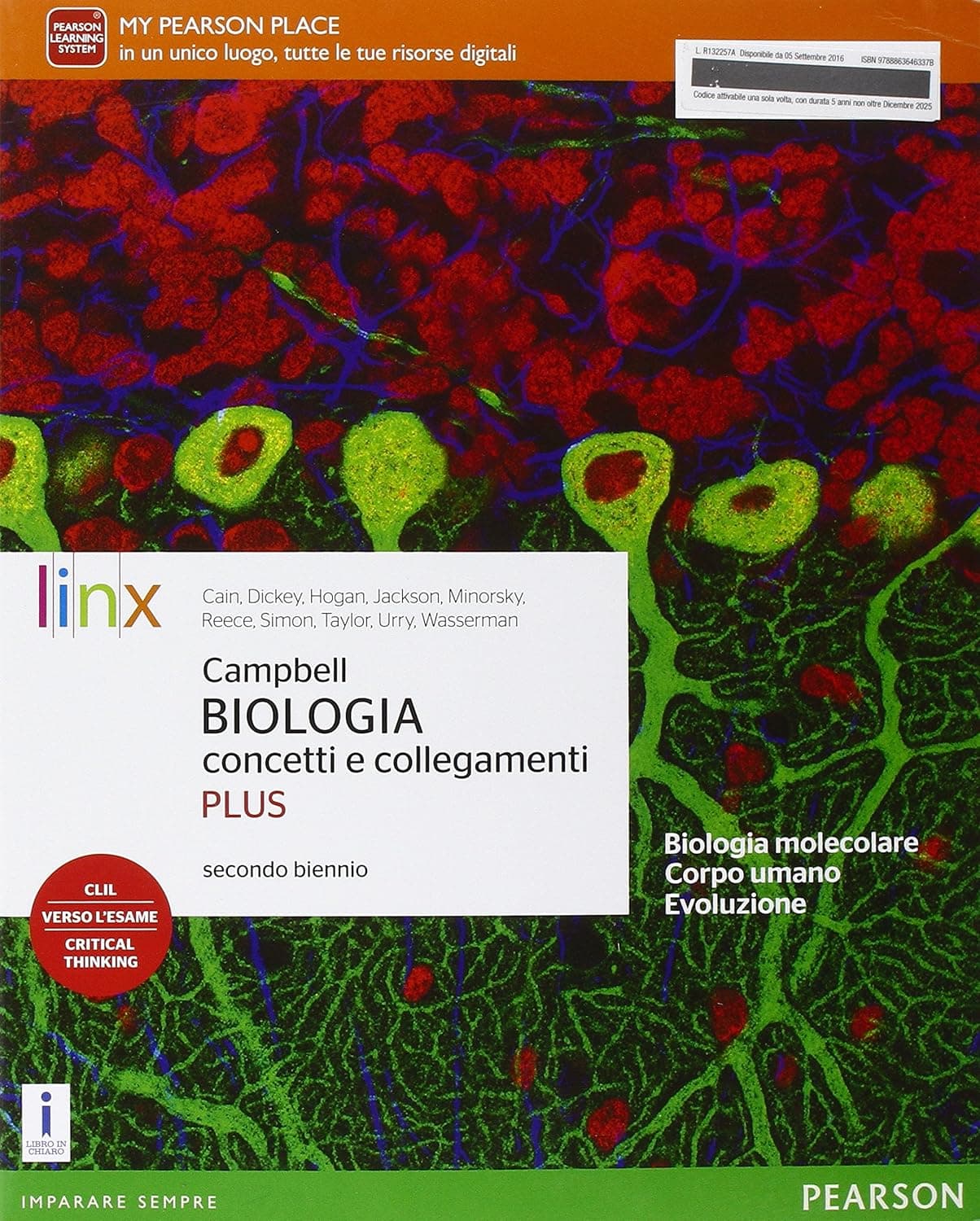 Campbell Biologia Concetti E Collegamenti Plus Secondo Biennio