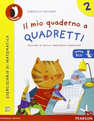Copertina Mio Quaderno A Quadretti 2 Ed.Blu