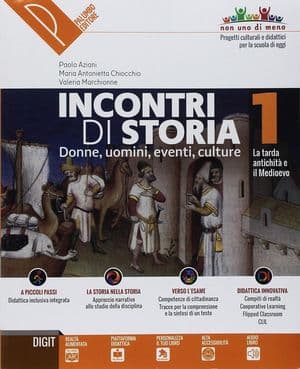 Copertina Incontri Di Storia 1Â° + Atlante 1Â° + Cittadinanza + Dvd 1Â°