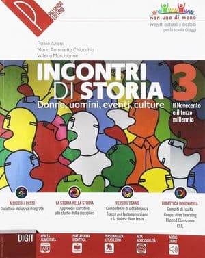 Copertina Incontri Di Storia 3Â° + Dvd 3Â°