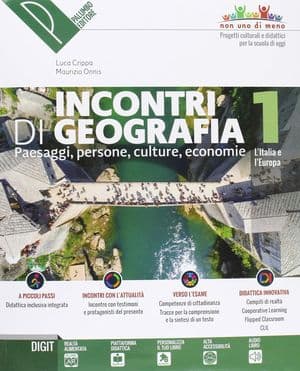 Copertina Incontri Di Geografia 1Â° + Dvd 1Â°