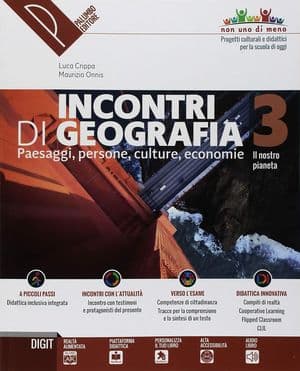 Copertina Incontri Di Geografia 3Â° + Dvd 3Â°