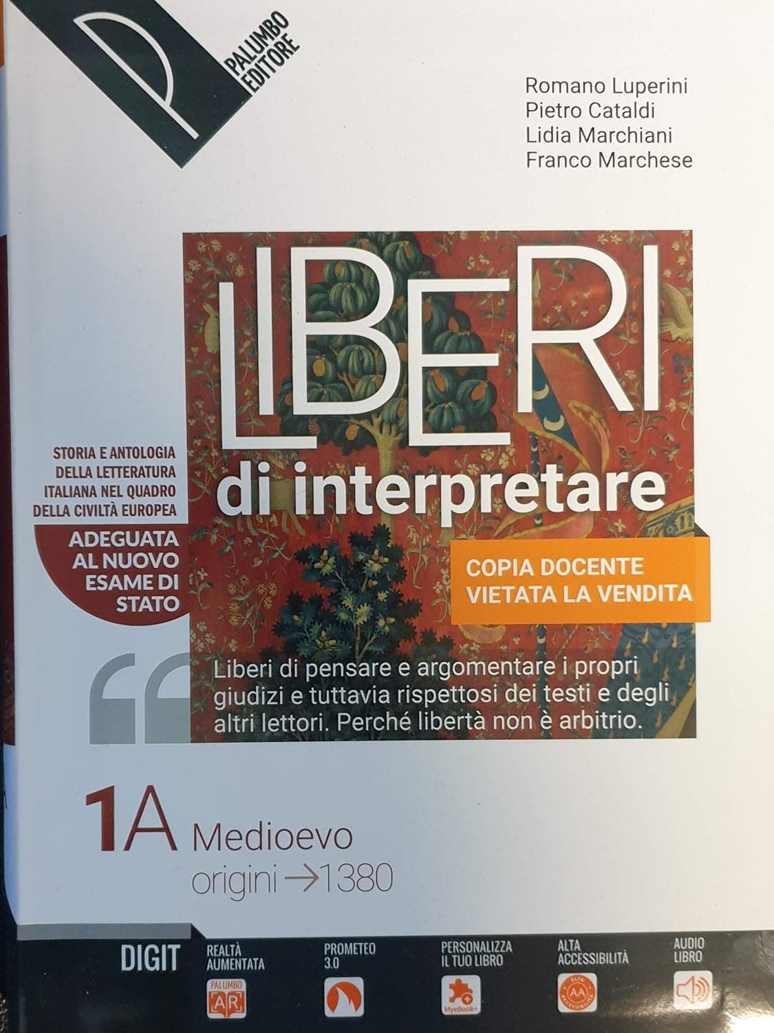 Liberi Di Interpretare Vol. 1A/B+Alfabeto Digitale