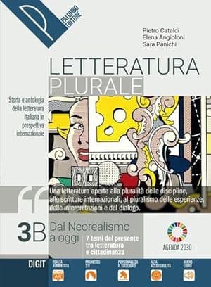 Copertina Letteratura Plurale Vol. 3B