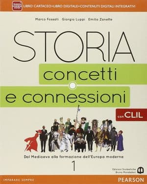 Copertina Storia. Concetti E Connessioni 1 Con Clil