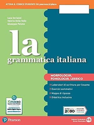 Copertina Grammatica Italiana Ed. Separata Morfologia (La)