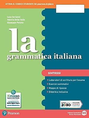 Copertina Grammatica Italiana Ed. Separata Sintassi (La)