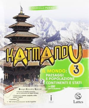 Copertina Katmandu Con Atlante+Tavole+Mi Prep. Int.+Quaderno Comp. On Line