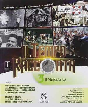 Copertina Tempo Racconta (Il) Vol. 3 E Tav.Ill.+Prep.Int.+Quad.Comp.+Perc.Novecento