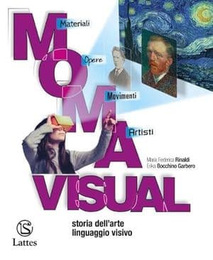 Copertina M.O.M.A. Visual Vol.Unico Storia Dell'Arte+Ling.Vis. Con Album Arte+Cardboard